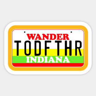 TODFTHR Sticker